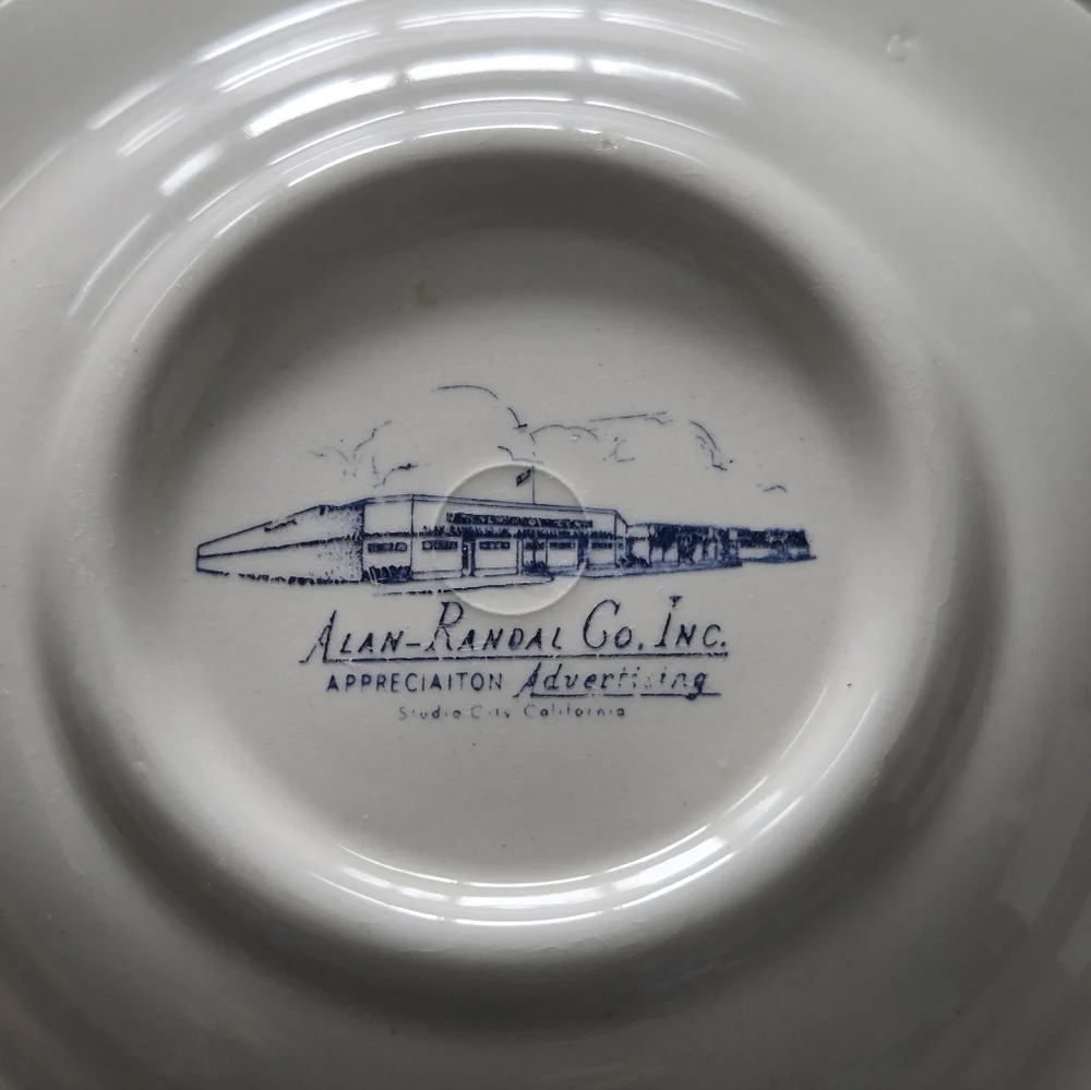 Vintage 1958 Lincoln $100 Dinner‎ Hawaii GOP Ashtray Alan-Randal USA Republican